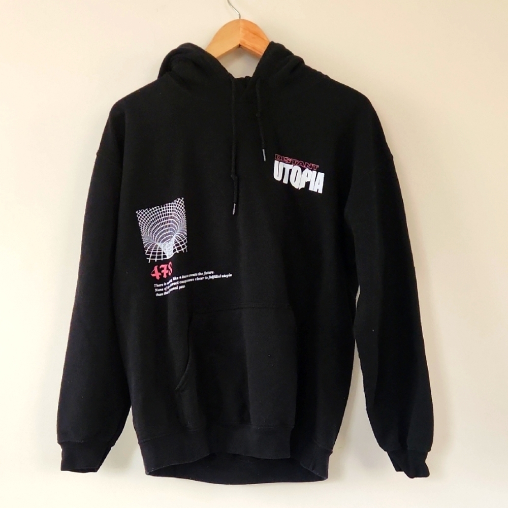 PacSun Black Graphic Hoodie